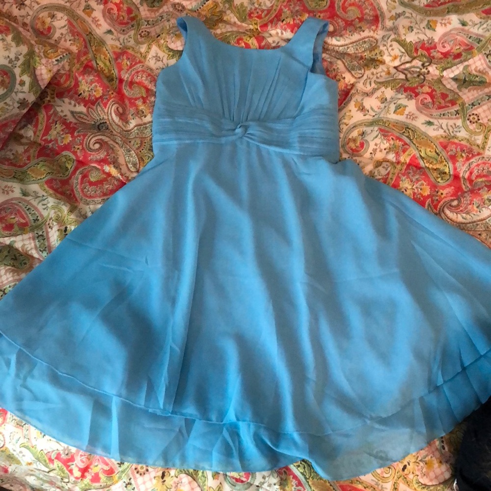 Girl’s sky blue dress